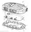 Fig. 01 - Switch system having a button travel limit feature