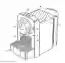 Fig. 01 - Beverage machine with drip tray device for recipients of different heights