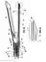 Fig. 25 - Surgical stapling device with independent tip rotation