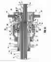Fig. 34 - Surgical stapling device with independent tip rotation