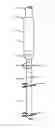 Fig. 01 - Cable barrier post anchoring device and related method