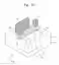 Fig. 06 - Gate electrode and gate contact plug layouts for integrated circuit field effect transistors