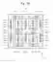 Fig. 19 - Gate electrode and gate contact plug layouts for integrated circuit field effect transistors