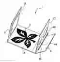 Fig. 01 - Device for demonstrating and testing the effectiveness of an anti-reflective treatment of an ophthalmic lens