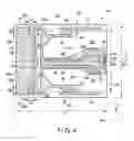 Fig. 04 - Head with guide groove in center rail and ribs extending along air intake groove and disk device with the same