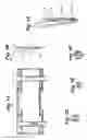 Fig. 02 - Display mount with adjustable position tilt axis