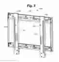 Fig. 04 - Display mount with adjustable position tilt axis