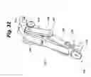 Fig. 33 - Display mount with adjustable position tilt axis