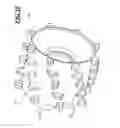 Fig. 11 - Paddle style land fill compactor wheel tip