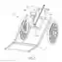 Fig. 03 - Tipping and balancing hay bale cart