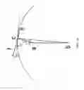 Fig. 17 - Wind mill structure of lift-type vertical axis wind turbine