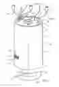 Fig. 04 - Mixing container comprising a shaft bearing in the upper part