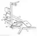 Fig. 01 - Lateral elliptical exercise machine