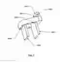 Fig. 04 - End cap and connector for a spinal implant