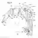Fig. 22 - Disk device having clamper lifters with different start of movement timing