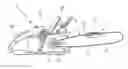 Fig. 01 - Cutting assembly of a chainsaw and saw chain