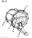 Fig. 03 - Universal drum pedal instrument mounting stand