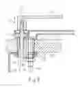 Fig. 08 - WATER FITTING WITH A CARTRIDGE UNDER THE SANITARY CERAMIC