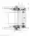 Fig. 04 - Apparatus for vertically aligning and accumulating stacks of pallets delivered to a pallet dispenser