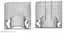 Fig. 01 - Filter with expandable end cap facilitating easier change-out