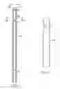 Fig. 05 - Shelf support bracket and wall standard