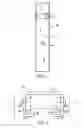 Fig. 06 - Shelf support bracket and wall standard
