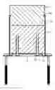 Fig. 01 - Apparatus and method for replacing a rotted portion of a support post and securing the post to a surface or pier