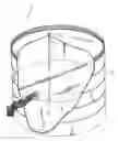 Fig. 01 - Radar level gauge system with bottom reflector and bottom reflector