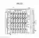 Fig. 32 - Liquid crystal display device with semiconductor layer of TFT and pixel electrode at different levels