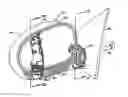 Fig. 01 - Lighted exterior mirror assembly for vehicle