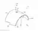 Fig. 01 - Halved outer ring, roller bearing, and rotary support structure