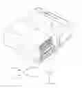 Fig. 01 - REMOTE CONTROL RECEIVER AND PROJECTION DISPLAY DEVICE