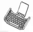 Fig. 01 - Compact keyboard and cradle