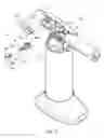 Fig. 13 - FLAME ADJUSTING STRUCTURE OF GAS BURNER