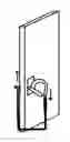 Fig. 01 - Door Handle Actuator For The Manual Release Of Electronically Controlled Door Lock