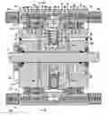 Fig. 01 - Fluid working machine with cylinders coupled to split exterior ports by electrohydraulic valves