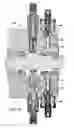 Fig. 09 - Fluid working machine with cylinders coupled to split exterior ports by electrohydraulic valves