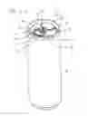Fig. 02 - RECLOSABLE CONTAINER LID, CONTAINERS INCLUDING BEVERAGE CANS CONTAINING SAID RECLOSABLE CONTAINER LID, METHODS OF MANUFACTURING SUCH CONTAINERS, AND USE OF SAID RECLOSABLE CONTAINER LID