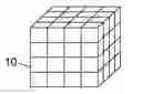 Fig. 01 - Puzzle with polycubes of distributed and low complexity for building cube and other shapes