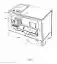 Fig. 02 - Ink container to separate unwanted particles from ink