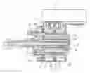Fig. 01 - Linear stepping motor having a plate cover for fixing a bearing in a structure