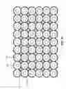 Fig. 11 - Truncated pyramid structures for see-through solar cells