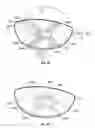 Fig. 19 - Golf club head with variable face thickness
