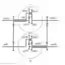 Fig. 01 - Independently controllable transmission mechanism with simplified parallel types
