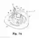 Fig. 09 - Apparatus for injecting a pharmaceutical with automatic syringe retraction following injection