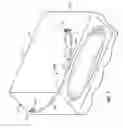 Fig. 02 - Adjustable curved shower rod assembly