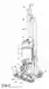 Fig. 03 - Vacuum cleaner with latch mechanism