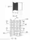 Fig. 11 - Substrate and collector grid structures for integrated series connected photovoltaic arrays and process of manufacture of such arrays