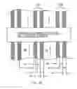 Fig. 17 - Substrate and collector grid structures for integrated series connected photovoltaic arrays and process of manufacture of such arrays