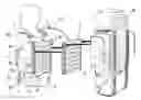 Fig. 01 - Carrier system having a front and back part and means for fastening to a human torso